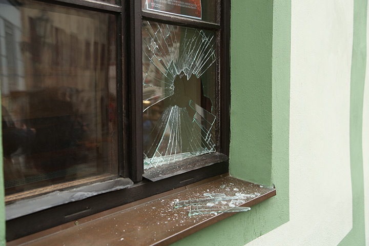A2B Glass are able to board up broken windows while they are being repaired in Elmers End.